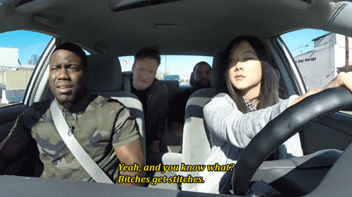 paintmeoncanvas:    Ice Cube, Kevin Hart And Conan Help A Student Driver (x)