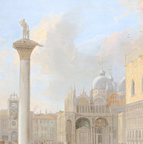 vivalcli:The Piazzetta at Venice by Luca Carlevarijs (Italian,1663–1730)