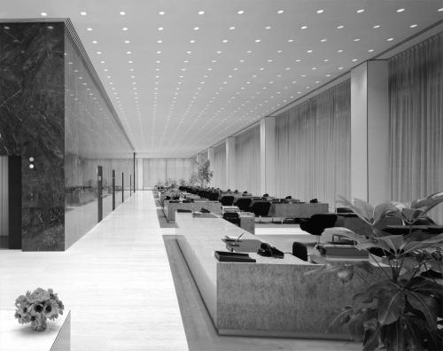 Ezra Stoller (American; 1915–2004)140 Broadway (Marine Midland Bank Building), New York: InteriorArc