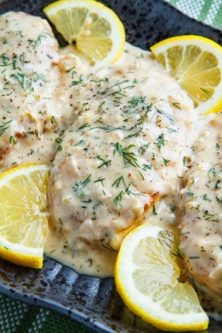 foodffs:  Creamy Lemon ChickenReally nice