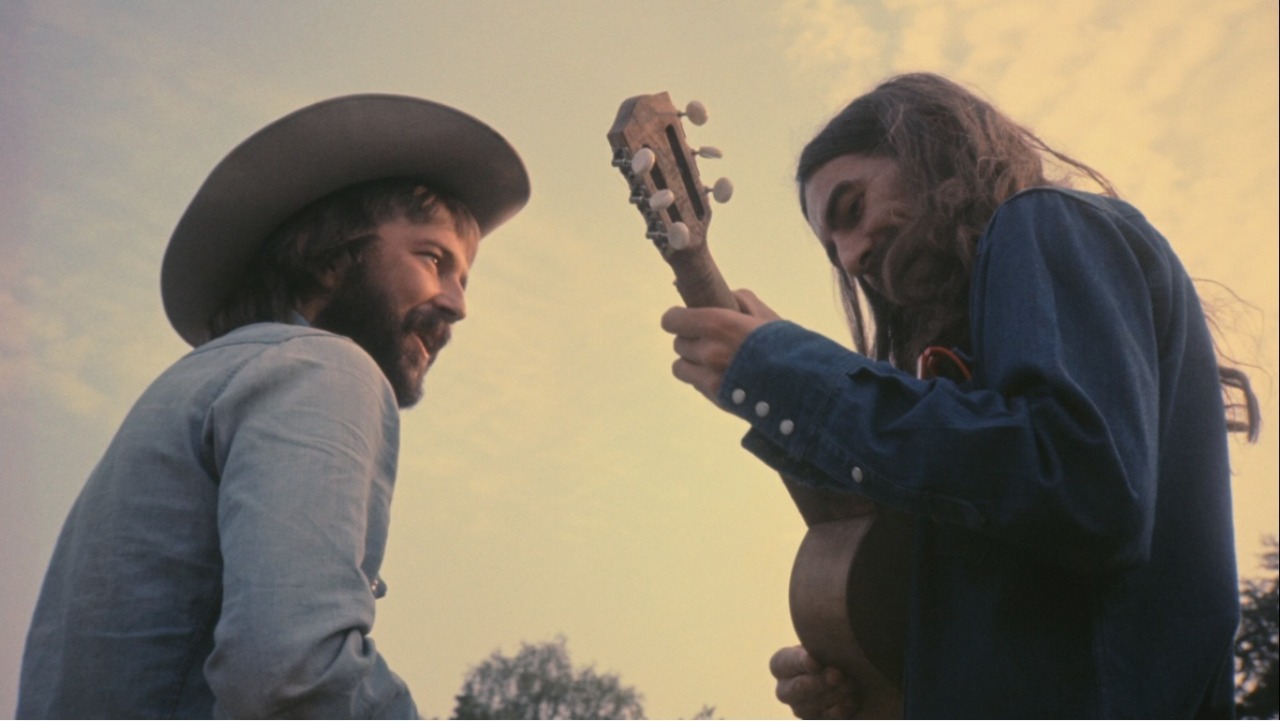 tomoud:  Eric Clapton &amp; George HarrisonScreenshot from ‘George Harrison: