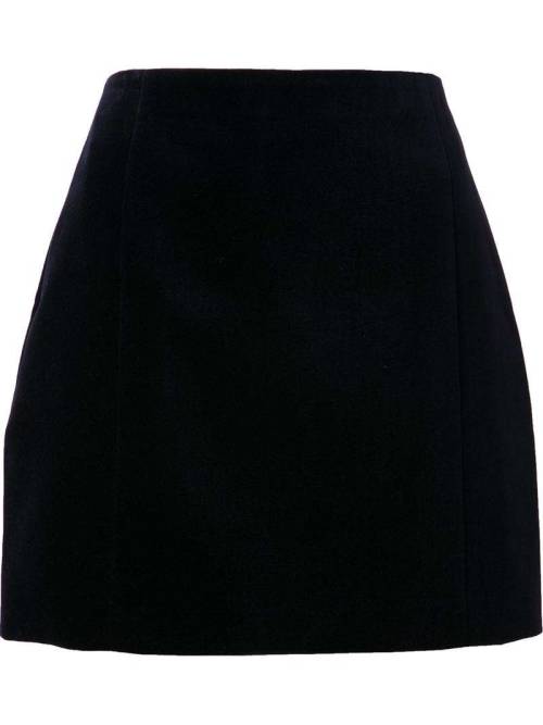 hipster-miniskirts: CARVEN velvet mini skirtSearch for more Skirts by Carven on Wantering.