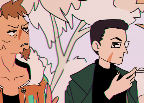 Close-up preview of @moxis‘s piece for Sweaters and Such: A Mob Psycho 100 Fanzine Check out o