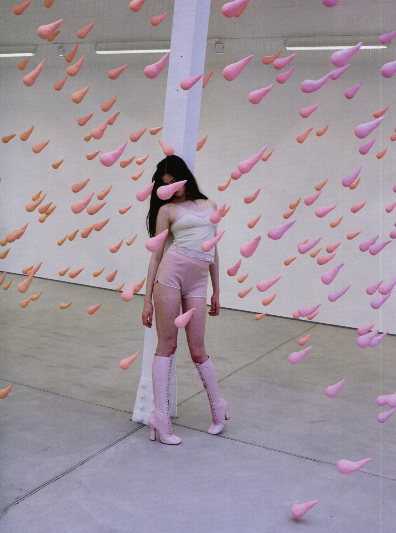 moldavia:  Lily McMenamy in Love #11 S/S 2014 by Juergen Teller 