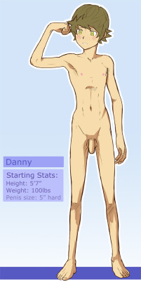 lostanemone:  Help Danny! [round one] This is Danny. He has always been a scrawny guy. He was always an avid admirer of muscles but he didnâ€™t put any effort training himself to get them. This year his new yearâ€™s resolution is to train as hard as he
