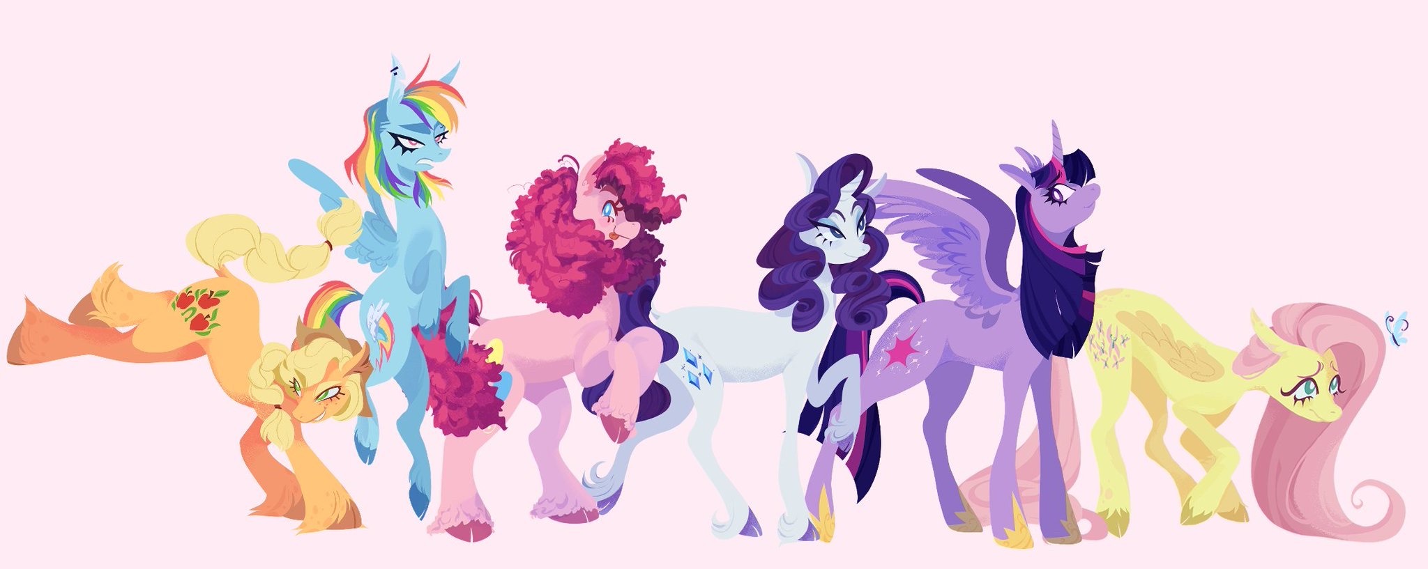 vivianaruyz:pony gijinkas i did back in march 2021… i still like em