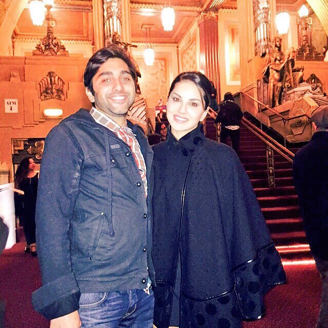 Me and my bro @sundeep1901 at the theatre last night. So much fun hanging with my