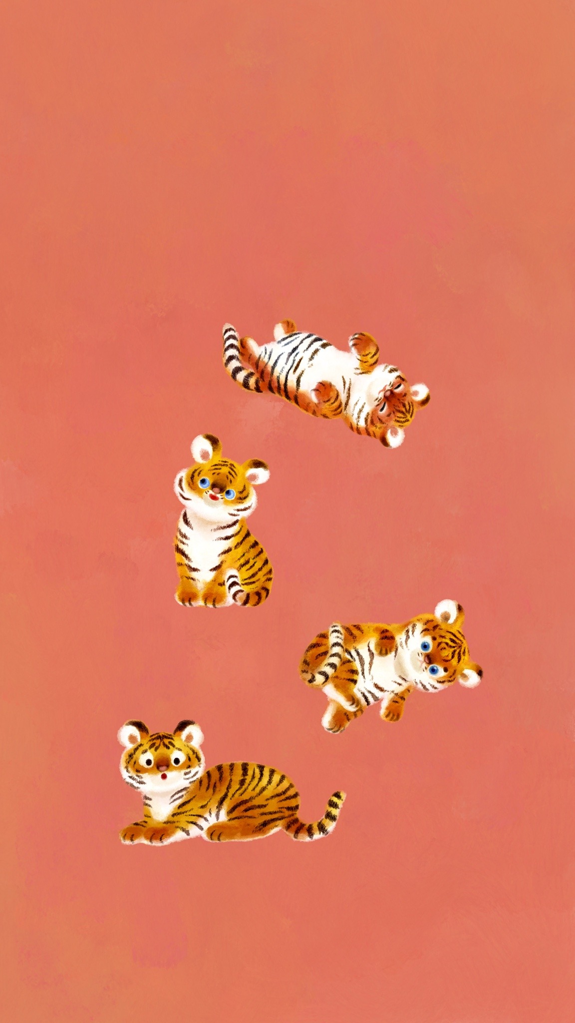 omochi-freedom:Baby tigers wallpaper!🐯🐯🐯🐯よかったら壁紙に使ってくださいPlease use them as wallpaper if you like!