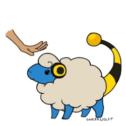 saritawolff: Whose idea was it to make mareep so dang hard to pet