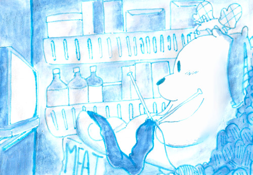 n0ox:   Emergency (ink sketch)  sorry for not post anything all day, but I woke up too late and when I was gonna put my tablet to draw stopped working … it is dead but missing two months for my birthday so I hope to survive … so while I will go up