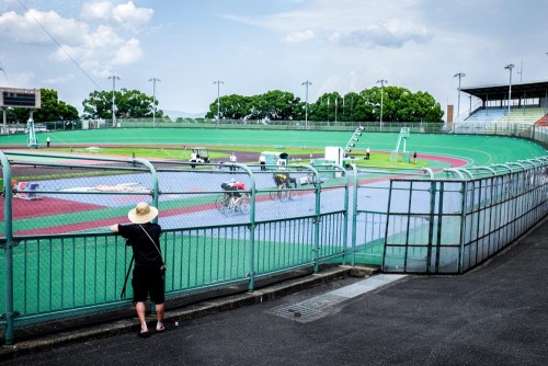 Keirin is a particular form of track cycle racing where competitors follow a pacer bike until shortl