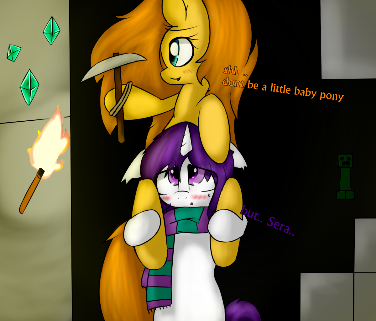isle-of-forgotten-dreams:  darklymask:  -playing minecraft-  for my little fluffy