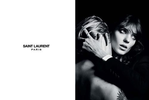 Saint Laurent . Ad campaign Fall12Creative Director: Hedi SlimanePhotos: Hedi SlimaneModel: Kati Nes