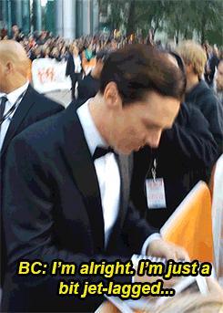 chitchais:How Benedict’s feeling at the premiere of The Fifth Estate