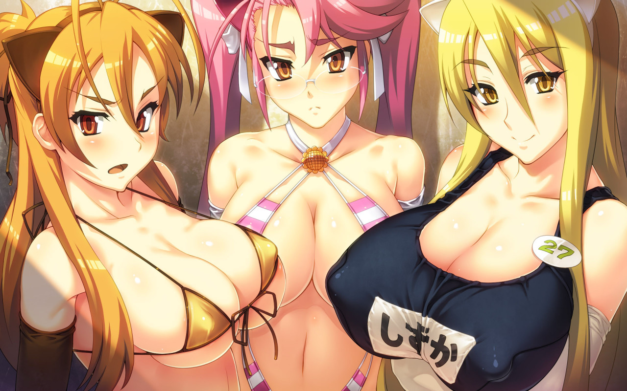 Anime girls with big boobs
