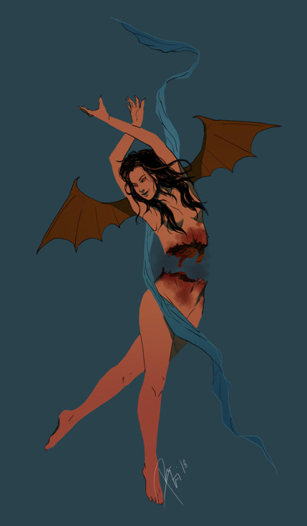 mmmerchedesi:Manananggal of Philippine mythos. A malevolent monster that devours men and pregnant wo