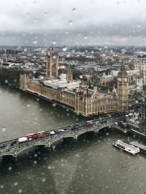 The view from the London Eye just hours before the awful events of yesterday, and this morning watch