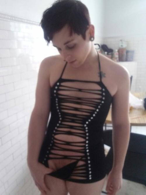 manic-pixie-queer-porn:  My partners were speechless when I showed up in my new dress