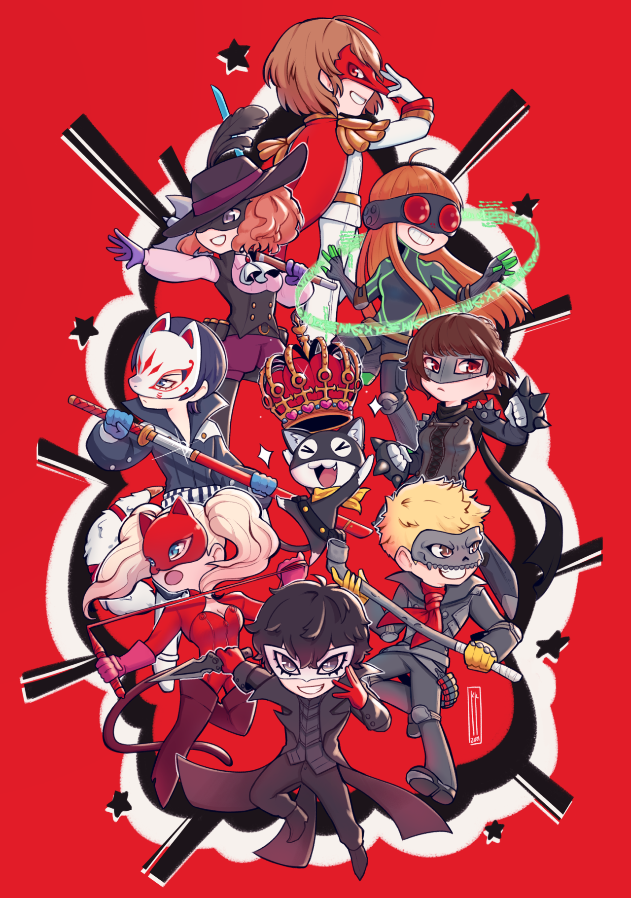 Tiny Phantom Thieves are on their way to steal your hearts! - Tumblr Pics