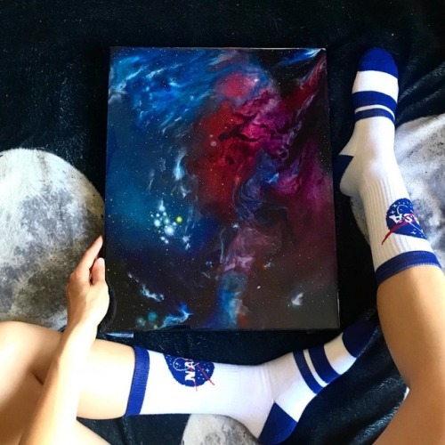 sosuperawesome: Galaxy Collection Dishes, Coasters and PaintingsLanchen Mihalic#Etsy #Galaxy