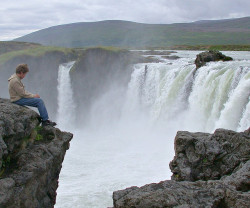 intothegreatunknown:  Contemplating at Gulfoss,