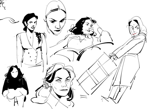 assorted maryisa sketches over the past few weeks