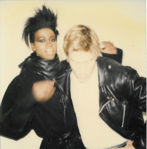 christopherbarnard: Miss J Alexander and Mike Hill, 1980 polaroid by Tony Viramontes 