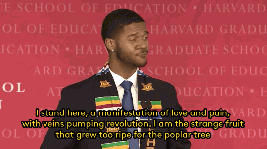 nightxvision:  refinery29:  Watch: This Harvard student just gave one of the greatest
