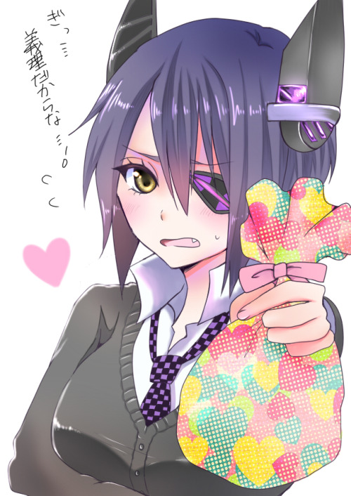 fuckyeahtenryuu:  “Th-this is only obligatory…” 