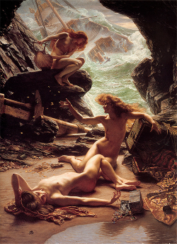 marcuscrassus:  Edward John Poynter - Cave