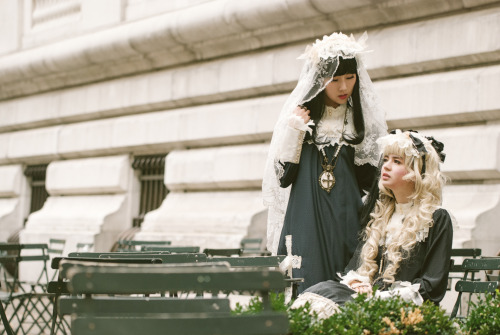 victorianme: ~Brides of the Eternal Light~ Black: ThisLittleDollyNavy: Victorianme Xin Lolita Photog