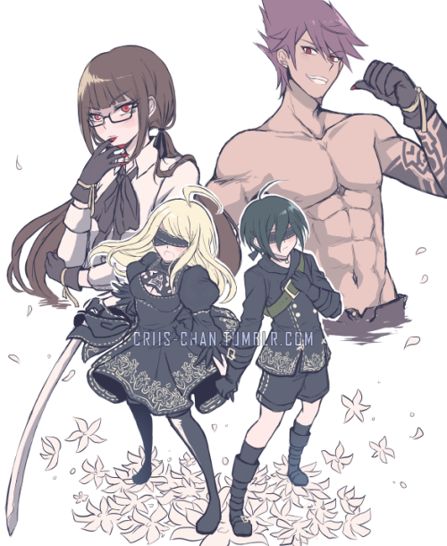 criis-chan: ndrv3 x NieR: Automata ɷ◡ɷ