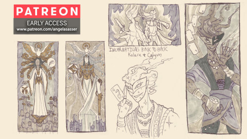  The 3rd compilation of sketches for my Exalted Art Challenge arrives early for Patreon Patrons! Exp