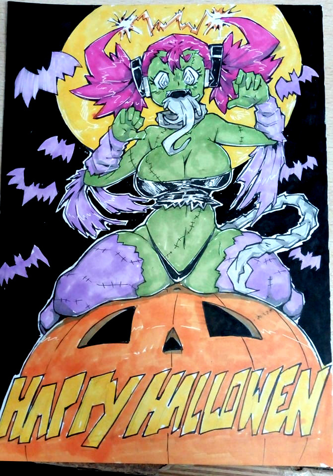 dragoontequila:Happy Halloween! (sorry for the missing “E”) ;9