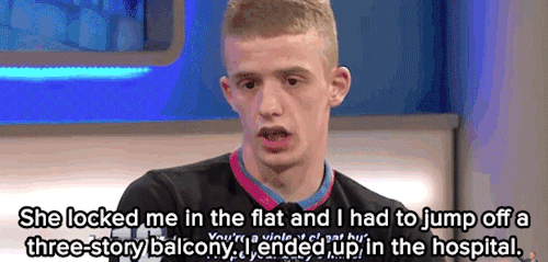 that1guykaiser:  celtyradfem:  that1guykaiser:  theunitofcaring:  notcisjustwoman:  celtyradfem:  micdotcom:  Watch: A TV host brilliantly shut down his audience for laughing at a male domestic violence survivor (While host Jeremy Kyle’s response
