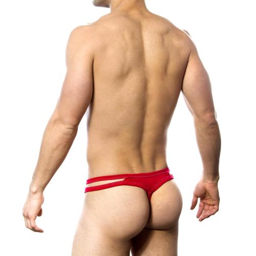 andrewchristian:  randy9bis:  Andrew Christian spider thong in red: hot look !  :-)  http://andrewchristianshop.com/