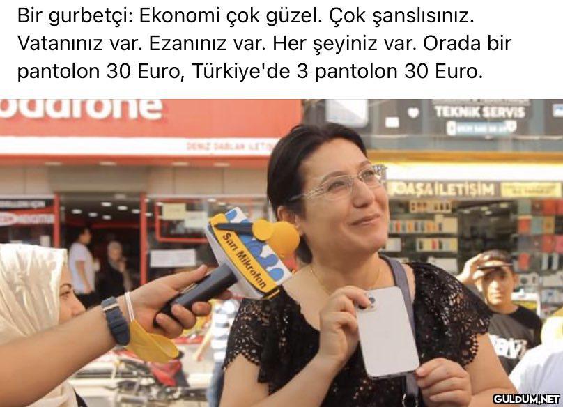 Bir gurbetçi: Ekonomi çok...