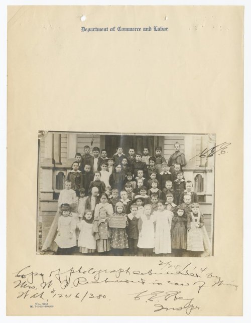 #ArchivesAncestorsClass picture of primary students in Alvarado, California (now part of Union City)