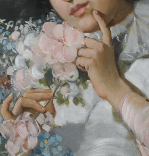 detailsofpaintings: salvatore postiglione, the young italian (detail)