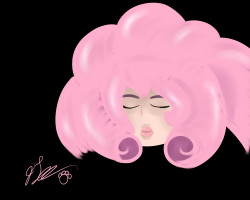 My sister wanted me to draw Rose Quartz. I can&rsquo;t think of any JoJo poses that would be a fit for her besides Giorno, and that would be a little awkward. I have the .sai file saved, so I might come back to this piece and add more later.