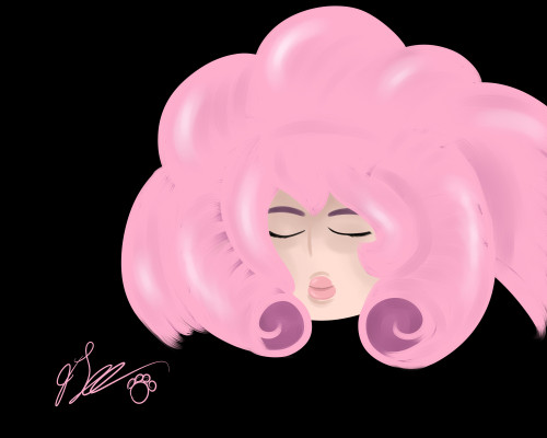 My sister wanted me to draw Rose Quartz. I can’t think of any JoJo poses that would be a fit for her besides Giorno, and that would be a little awkward. I have the .sai file saved, so I might come back to this piece and add more later.