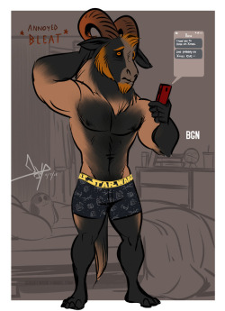 blueguynow:Krampus BF got out of bed for this? :c