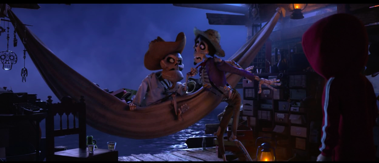 In Pixar's Coco all of Miguel's family are wearing shoemakers aprons in the  afterlife : r/MovieDetails