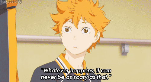 haikyuu-blog:  I have a trick to calm my nerves. 
