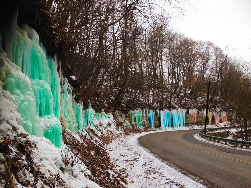 mushroomaximus:  My hometown in WV has a tradition of splashing the icicles along