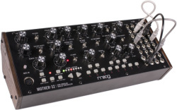 eyepool:  Moog Mother-32 Semi-Modular Analog Synthesizer  Brand new: 軷 street price for a Moog analog synth with a sequencer and patch bay. Drool…  CreateDigitalMusic has more info and some videos of it in action.