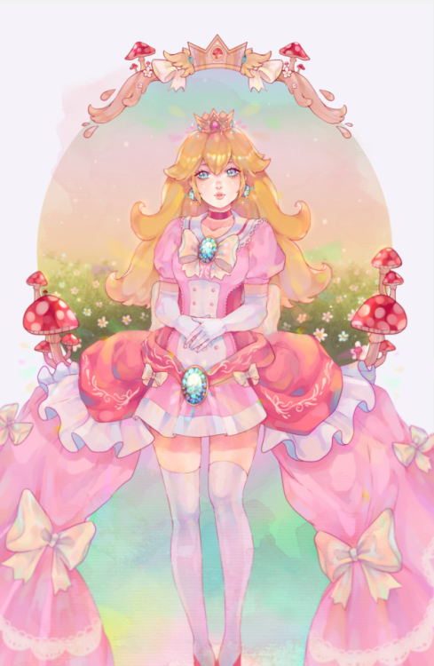 lackless:magical girl princess peach