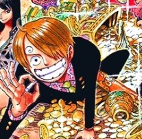 mashail-abdullah:  yuushishio:  cavenbishie:  Why is it that Sanji is always the cutest in the color spreads. Like seriously.What a little shit.  Because  there  is  a  brightest  lovely  warm  smile  on  that  squishy  cheek  melting  your  heart   My