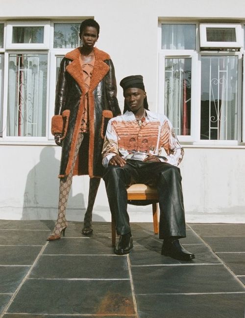 distantvoices:Cheikh Beye, Hakima Duot by Klaudia Nowak for Schön Magazine February 2022