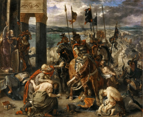 ‪#‎OnThisDay‬ 1204 – The Crusaders of the Fourth Crusade breach the walls of Constantinople and ente